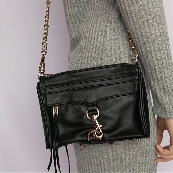 Rebecca Minkoff mini mac leather crossbody bag - Picture 8 of 9